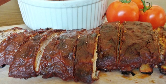 Anytime Ribs basted with Have it your way Barbeque Sauce