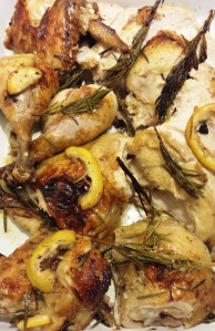 Picture of Rosy Lemon Chicken sliced and plated