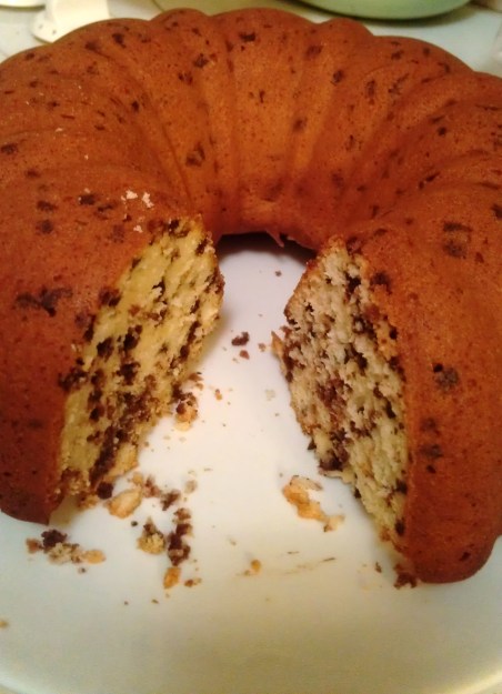 Toll house choco pound cake