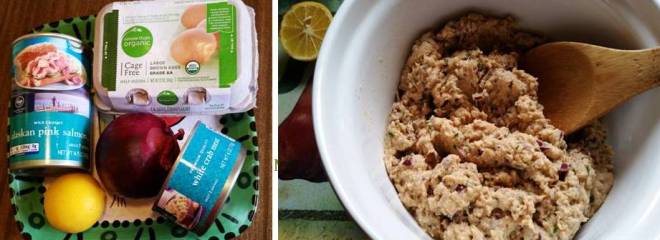 ingredients mixed two shot