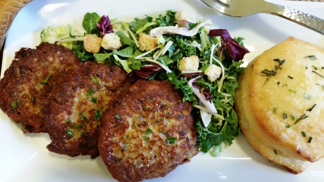 Salmom crab croquettes