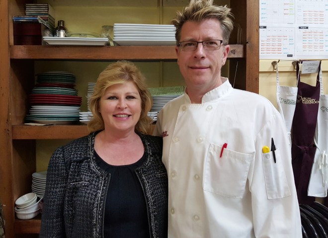Chef Eric and wife, co-partner Jeannie Crowley